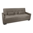 Ver imagem 1 de Sofá Cama Lavínia 3 Lugares Veludo Capuccino Matrix