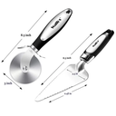 Ver imagem 1 de Servidor de Bolo Walfos de Borda Serrilhada de Aço Inoxidável Elashopp Kit com 2 Peças