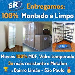 Kit 3 Prateleiras Suporte Invisível Preto - 6