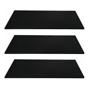 Kit 3 Prateleiras Suporte Invisível Preto