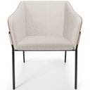 Ver imagem 3 de Kit 5 Cadeiras para Sala de Jantar Estar Living Olívia L02 Linho Cru Couríssimo Camel - Lyam Decor