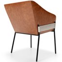 Ver imagem 7 de Kit 5 Cadeiras para Sala de Jantar Estar Living Olívia L02 Linho Cru Couríssimo Camel - Lyam Decor