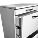 Ver imagem 2 de Mesa Clínica Mdf: 2 Gavetas Grandes, Corrediças Suaves