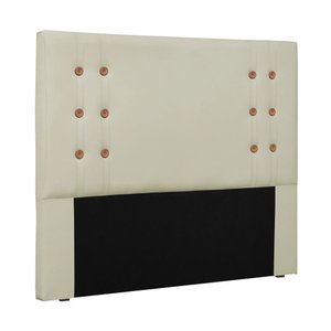 Cabeceira Cama Box Casal King 195cm Cléo Corino Marfim