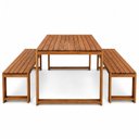Ver imagem 5 de Conjunto Rustico Jardim Mesa e 2 Bancos Baren Yescasa
