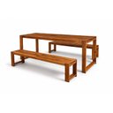 Ver imagem 3 de Conjunto Rustico Jardim Mesa e 2 Bancos Baren Yescasa