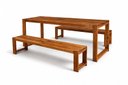 Ver imagem 3 de Conjunto Rustico Jardim Mesa e 2 Bancos Baren Yescasa