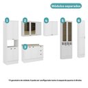 Ver mais imagens de Cozinha Completa com Balcão Milla Emma 17 Portas 3 Gavetas MDF 380cm Branco