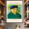 Quadro Decorativo Vang Gogh Self Portrait With Bandaged Ear - 2