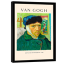 Ver imagem 3 de Quadro Decorativo Vang Gogh Self Portrait With Bandaged Ear