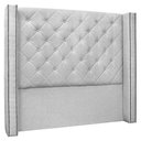 Ver imagem 5 de Cabeceira Casal Cama Box 140cm Louise S06 Linho Grigio - Mpozenato
