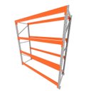 Ver imagem 1 de Mini Porta Pallet 200 Kg por Nivel Inicial com 4 Niveis Laranja com sem Mdf