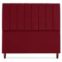 Ver imagem 5 de Cabeceira Queen 160 Cm com Frame Carla Suede Vinho Artte