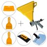 Kit Pistola de Projetação Completa + Espátulas + Aplicador de Massa - 1