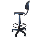 Ver imagem 3 de Cadeira Caixa Alta Ergonômica Nr17 Giratória com Aro Estofada Portaria Recepção Balcão Supermercado