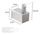 Ver imagem 3 de Cabide Simples Quadratus Inox - Kromus Q501