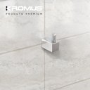 Ver imagem 5 de Cabide Simples Quadratus Inox - Kromus Q501