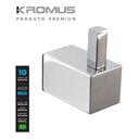 Ver imagem 2 de Cabide Simples Quadratus Inox - Kromus Q501