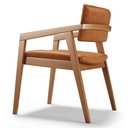 Ver imagem 7 de Cadeira para Sala de Jantar Estar Living Giorgia L02 Couríssimo Canela - Lyam Decor