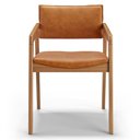 Ver imagem 3 de Cadeira para Sala de Jantar Estar Living Giorgia L02 Couríssimo Canela - Lyam Decor