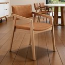 Ver imagem 5 de Cadeira para Sala de Jantar Estar Living Giorgia L02 Couríssimo Canela - Lyam Decor