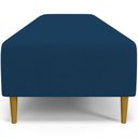 Ver imagem 7 de Puff Decorativo Sala de Estar Bali W01 Pés Palito 190x60cm Suede Azul Marinho - Lyam Decor