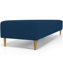 Ver imagem 6 de Puff Decorativo Sala de Estar Bali W01 Pés Palito 190x60cm Suede Azul Marinho - Lyam Decor