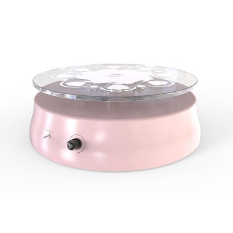 Bailarina Profissional Giratória para Bolos Elétrica Rosa Mousse Bivolt - Anodilar Bivolt