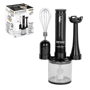Kit Mixer, Processador e Batedor de Alimentos 3 em 1 220v