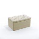 Ver imagem 3 de Kit Cabeceira Estofada Para Cama Box Pegasus e Calçadeira Sagitarius 90 Para Cama de Solteiro Sued B