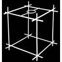 Ver imagem 1 de Cupula de Aramado Dado Branca para Pendentes e Abajures