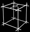 Ver imagem 1 de Cupula de Aramado Dado Branca para Pendentes e Abajures