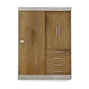 Ver imagem 1 de Modulo Ja Georgia Guarda-Roupa Avelã/Jequitibá