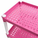Ver imagem 6 de Prateleira Organizadora Rosa Infantil 4 Andares com Nichos Multiuso para Brinquedos Sapatos Lavander