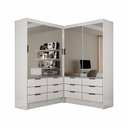 Ver imagem 2 de Closet Casal Duplo Sevilha 4 Portas Premium 12 Gavetas Carioca Móveis