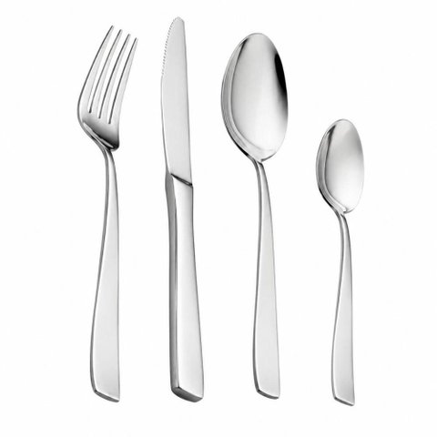 Jogo de Talheres Aço Inox 48 Peças Pisa Wolff Garfos Facas C