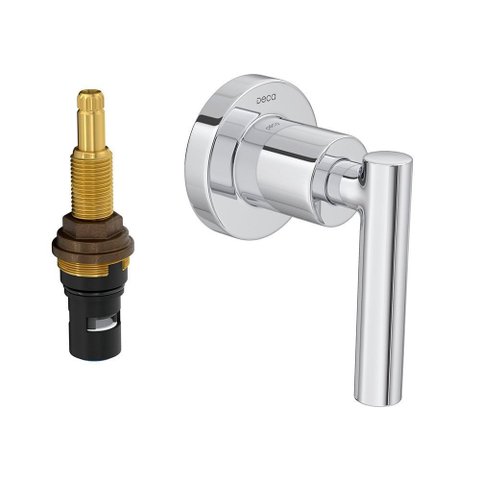 Acabamento para Registro de Pressão Deca Beta 4916.c109.pq 1/2", 3/4" e 1" Cromado