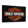 Quadro Decorativo em Tela Grande Sala Quarto Harley Davidson - 1