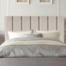 Cabeceira Estofada Cama Solteiro 100 Cm Esther Suede e Frame Cor:bege - 2