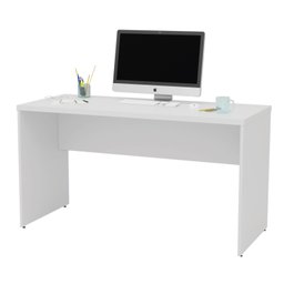 Mesa de Escritório 1.40x60 Tampo 30mm Netmobil - Branco - 4
