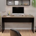 Ver imagem 3 de Mesa de Escritório 1.60x60 Tampo 30mm Netmobil - Nogal