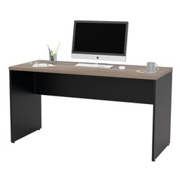 Mesa de Escritório 1.60x60 Tampo 30mm Netmobil - Nogal - 4