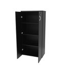 Ver imagem 4 de Armário Alto Fechado 1.60x80x42 F.15mm Netmobil - Preto