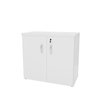 Armário para Escritório Baixo Fechado 800x740x420 F.15mm Netmobil - Branco - 6