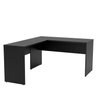 Mesa de Canto em L para Escritório 1.40x1.50 Tampo 30mm - Preto - 4