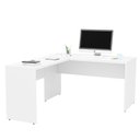 Ver imagem 3 de Mesa de Canto em L para Escritório 1.40x1.50 Tampo 30mm - Branco