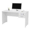 Ver imagem 4 de Mesa de Escritório 1.40x60 com Gaveteiro Tampo 30mm - Branco