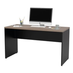 Mesa de Escritório 1.40x60 Tampo 30mm Netmobil - Nogal - 4
