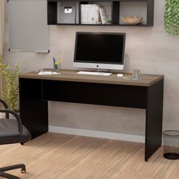Mesa de Escritório 1.40x60 Tampo 30mm Netmobil - Nogal - 2