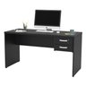 Mesa de Escritório 1.60x60 com Gaveteiro Netmobil - Preto - 4